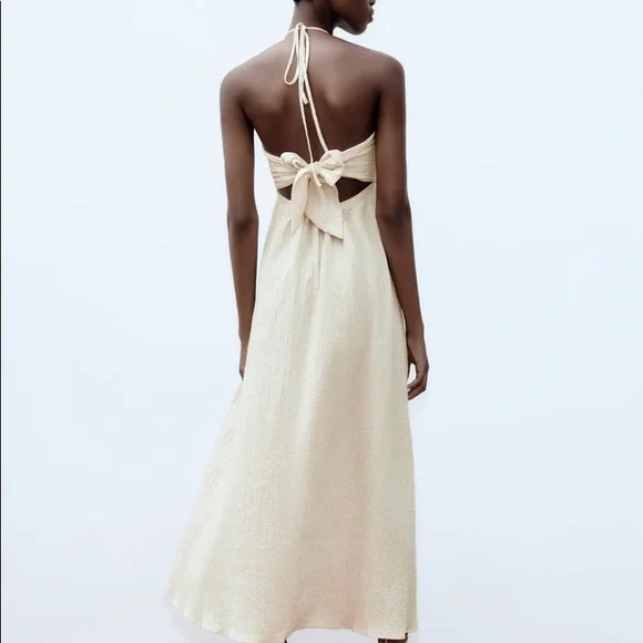 ZARA Gauze Dress NWT - Picture 2 of 5